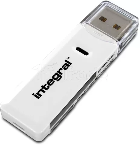 Photo de Lecteur de Cartes externe USB 2.0 Integral Dual Slot (Bulk)