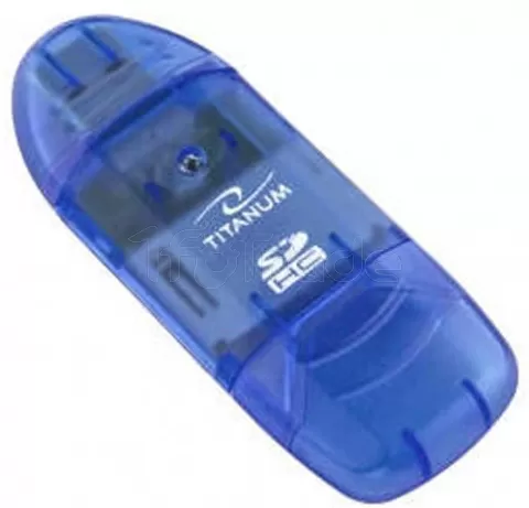 Photo de Lecteur de Cartes USB 2.0 Esperanza Titanum (Bleu)