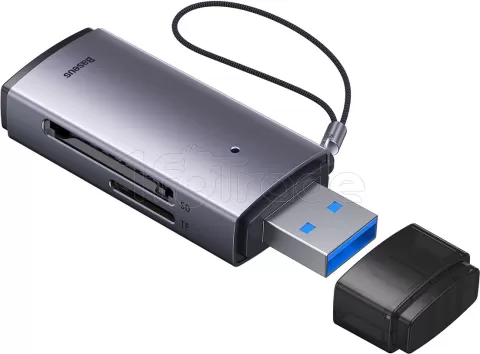 Photo de Lecteur de Cartes USB 3.0 Baseus AirJoy (Gris)