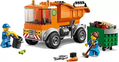 Photo de Lego City 60220 - Le camion de poubelle