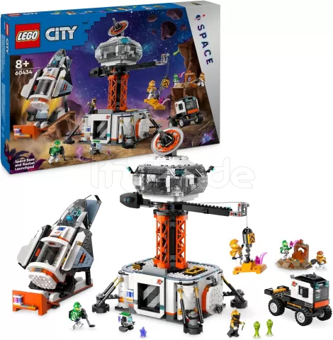 Photo de Lego City 60434 - Station spatiale et sa base de lancement