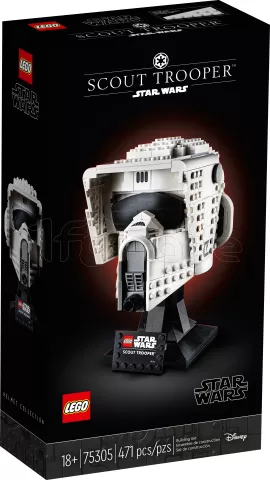 Photo de Lego Star Wars 75305 - Le casque du Scout Trooper