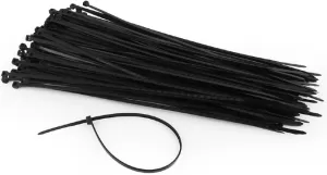 Photo de Lot de 100 Colliers plastique/Serre câble CableXpert - 250x3,6mm (Noir)