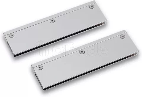 Photo de Lot de 2 Dissipateurs thermiques pour Mémoire Ram Ekwb EK-RAM Monarch Module (Argent)