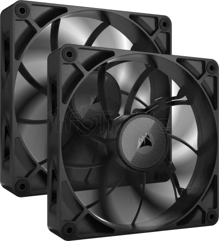 Photo de Lot de 2 Ventilateurs de boitier Corsair iCue Link RX Max - 14cm (Noir)