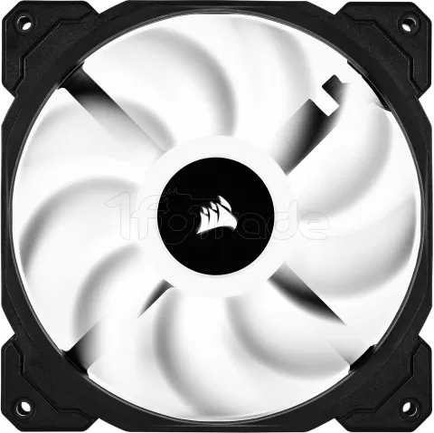 Photo de Lot de 2 Ventilateurs de boitier Corsair iCue SP140 Pro Performance RGB - 14cm (Noir)