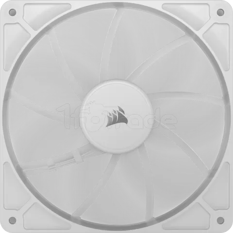 Photo de Lot de 2 Ventilateurs de boitier Corsair RS - 14cm (Blanc)