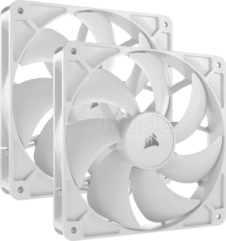 Photo de Lot de 2 Ventilateurs de boitier Corsair RS - 14cm (Blanc)