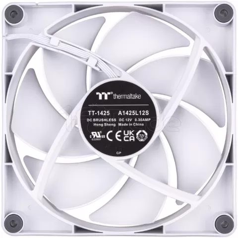 Photo de Lot de 2 Ventilateurs de boitier Thermaltake CT - 14cm (Blanc)