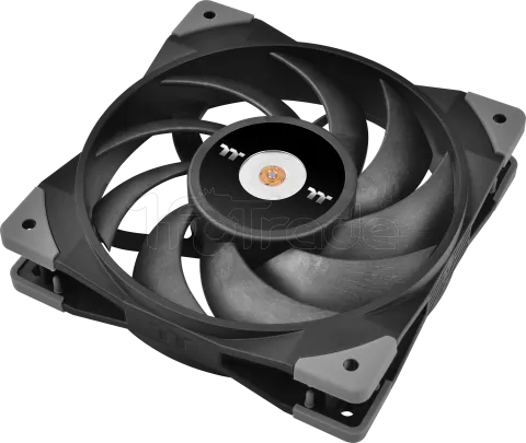 Photo de Lot de 2 Ventilateurs de boitier Thermaltake ToughFan - 12cm (Noir)