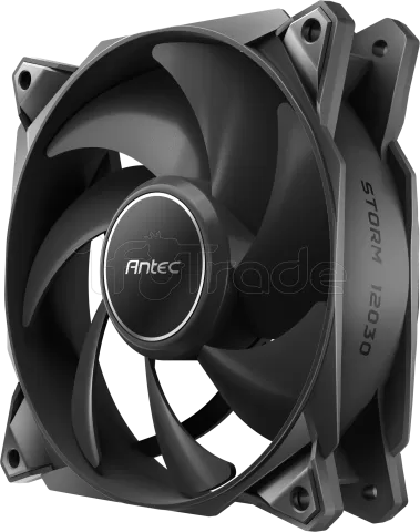 Photo de Lot de 3 Ventilateurs de boitier Antec Storm T3 - 12cm (Noir)