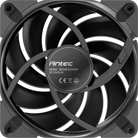 Photo de Lot de 3 Ventilateurs de boitier Antec Tranquil - 12cm (Noir)