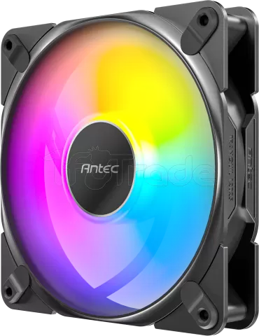 Photo de Lot de 3 Ventilateurs de boitier Antec Tranquil RGB - 12cm (Noir)