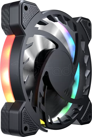 Photo de Lot de 3 Ventilateurs de boitier Cougar Vortex VK RGB 12cm (Noir)