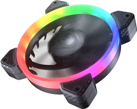 Photo de Lot de 3 Ventilateurs de boitier Cougar Vortex VK RGB 12cm (Noir)