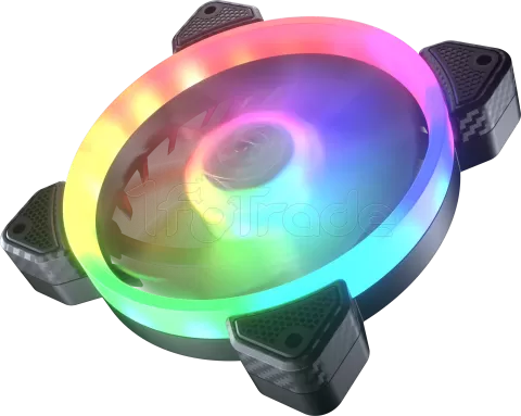 Photo de Lot de 3 Ventilateurs de boitier Cougar Vortex VX RGB 12cm (Noir)