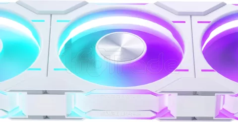 Photo de Lot de 3 Ventilateurs de boitier Phanteks D30 Regular Airflow RGB - 12cm (Blanc)