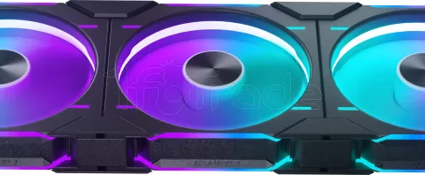 Photo de Lot de 3 Ventilateurs de boitier Phanteks D30 Regular Airflow RGB - 14cm (Noir)