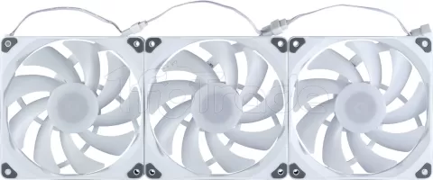 Photo de Lot de 3 Ventilateurs de boitier Phanteks M25 RGB - 14cm (Blanc)