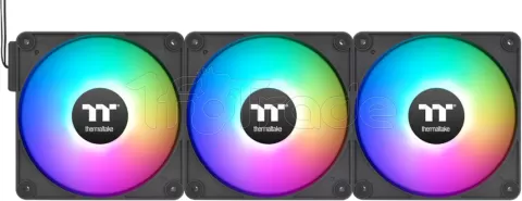 Photo de Lot de 3 Ventilateurs de boitier Thermaltake CT EX RGB - 14cm (Noir)