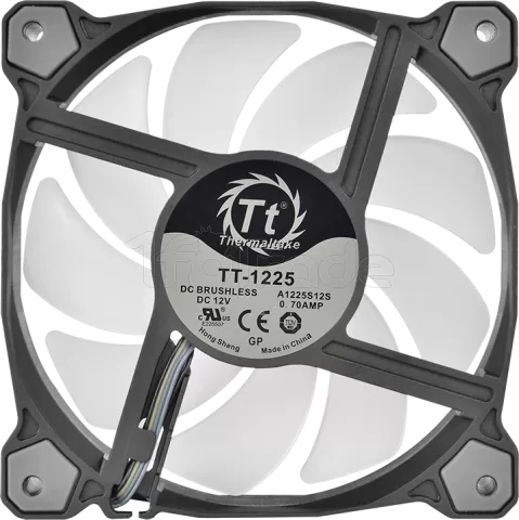 Photo de Lot de 3 Ventilateurs de boitier Thermaltake Pure - 12cm (Noir)