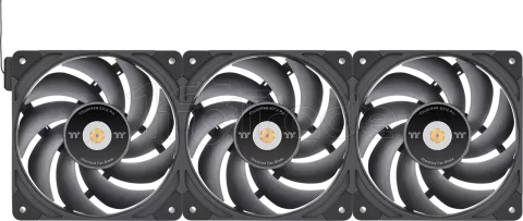 Photo de Lot de 3 Ventilateurs de boitier Thermaltake ToughFan Ex Pro - 12cm (Noir)