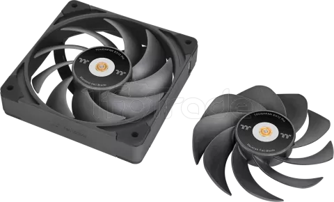 Photo de Lot de 3 Ventilateurs de boitier Thermaltake ToughFan Ex Pro - 12cm (Noir)