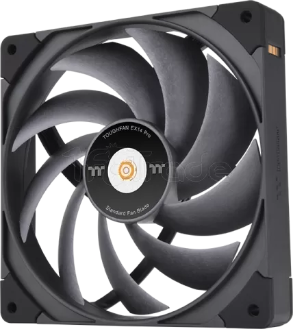 Photo de Lot de 3 Ventilateurs de boitier Thermaltake ToughFan Ex Pro - 14cm (Noir)