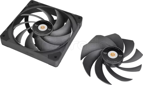 Photo de Lot de 3 Ventilateurs de boitier Thermaltake ToughFan Ex Pro - 14cm (Noir)