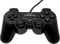 Photo de Manette de jeu Esperanza Warrior pour PC (Noir)