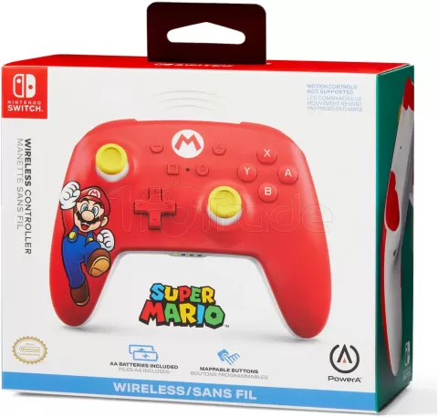 Photo de Manette de jeu sans fil PowerA Mario Joy pour Nintendo Switch