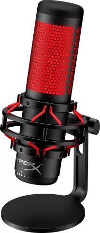 Photo de Microphone sur pied HyperX QuadCast (Noir/Rouge)