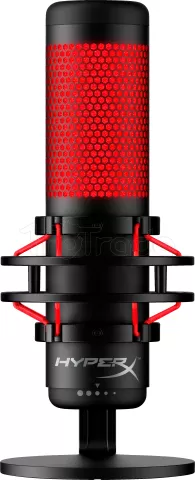 Photo de Microphone sur pied HyperX QuadCast (Noir/Rouge)