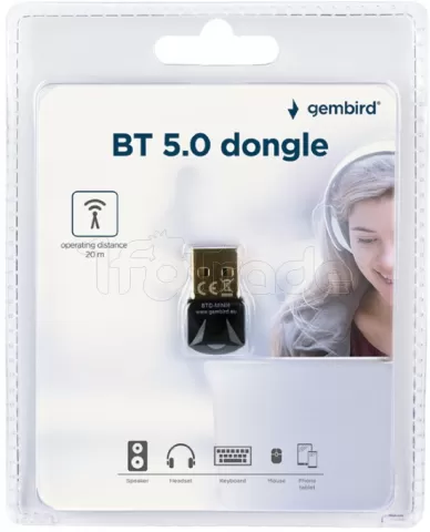 Photo de Mini Adaptateur Gembird USB BlueTooth 5.0