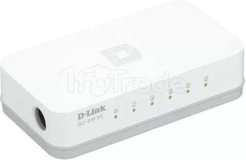 Photo de Mini Switch réseau Fast Ethernet D-Link GO-SW-5E - 5 ports (Blanc)