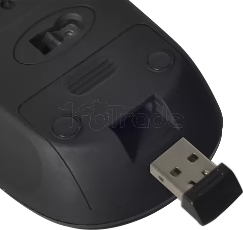 Photo de Pack 2en1 (Clavier/Souris) sans fil Advance Slim Compact (Noir)