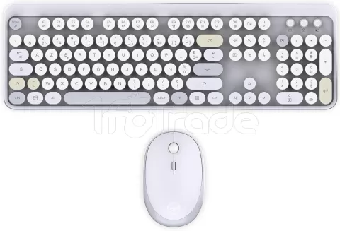 Photo de Pack 2en1 (Clavier/Souris) sans fil Mobility Lab Pure (Blanc)