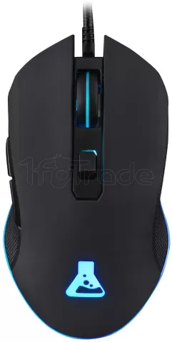 Photo de Pack Gamer 3en1 (Clavier/Souris/Tapis) The G-Lab Combo Helium RGB (Noir)