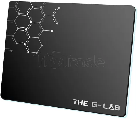 Photo de Pack Gamer 4en1 (Clavier/Souris/Casque/Tapis) The G-Lab Combo Plutonium RGB (Noir)