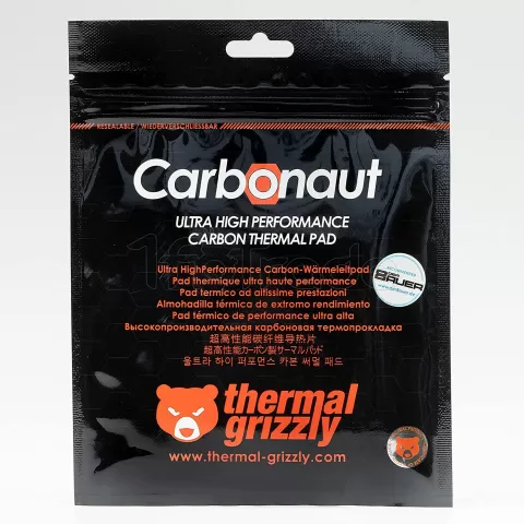 Photo de Pad Thermique Thermal Grizzly Carbonaut 25x25x0,2mm (Gris)