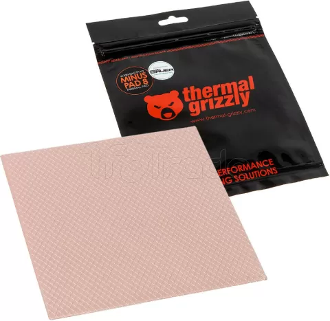 Photo de Pad Thermique Thermal Grizzly Minus Pad 8 100x100x2mm (Rose)