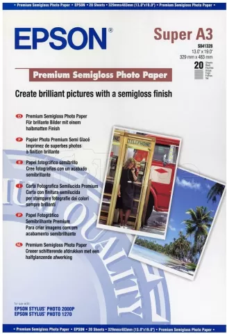 Papier Photo Brillant 13x18 - Premium - 255 g/m² - 50 feuilles