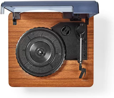 Photo de Platine Vinyle Nedis TURN200BN Bluetooth (Marron)