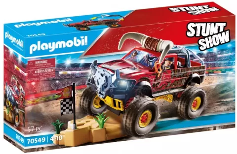 Photo de Playmobil 70549 Stuntshow - Stuntshow 4x4 de cascade Taureau