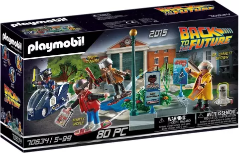 Photo de Playmobil 70634 Retour vers le futur : Partie II - Course d'hoverboard