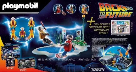 Photo de Playmobil 70634 Retour vers le futur : Partie II - Course d'hoverboard