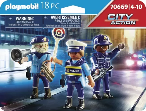 Photo de Playmobil 70669 City Action - Equipe de policiers