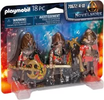 Photo de Playmobil Playmobil 3 combattants Burnham Raiders