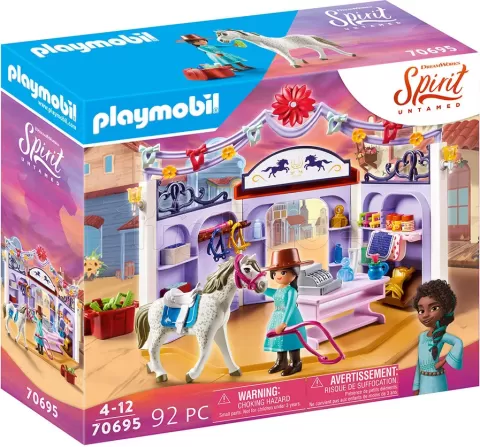 Photo de Playmobil 70695 Spirit - Boutique d'équitation de Miradero