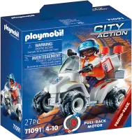 Photo de Playmobil 71091 City Action - Secouriste et quad